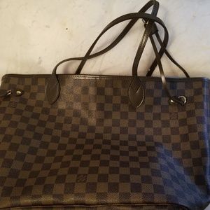 Lv neverfull bag and clutch
